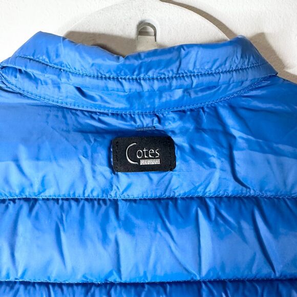 Cotes of London shirt puffer jacket Vibrant Blue Women's Puffer Jacket - Picture 5 of 15